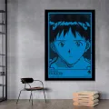 N-Neon G-Genesis E-Evangelion Anime Poster Anime Posters Sticky Vintage Room Home Bar Cafe Decor Kawaii Room Decor. 