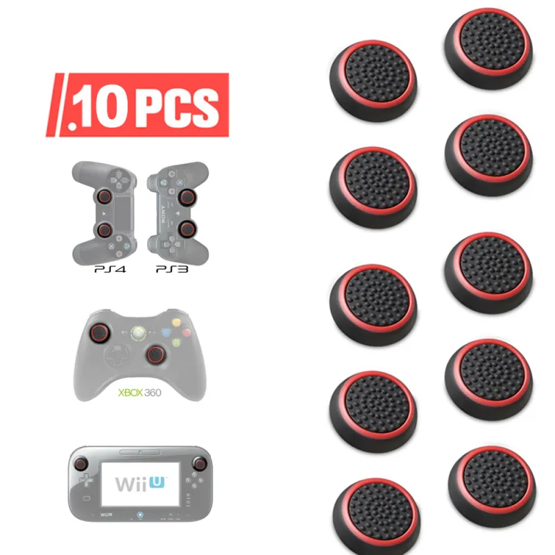 Controller Thumb Silicone Stick Grip Cap Cover for PS3 PS4 PS5