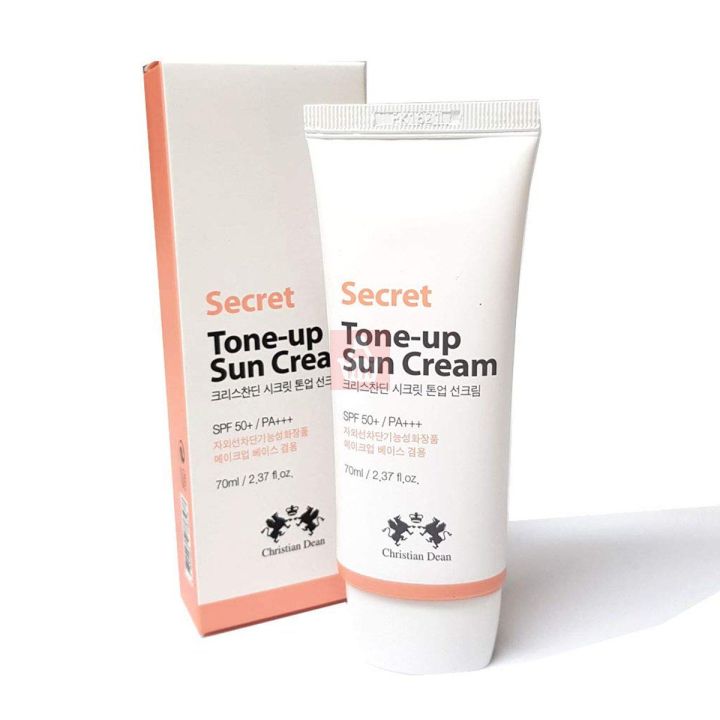 CHRISTIAN DEAN Secret Tone Up Sun Cream -70ml ( Korea)