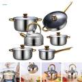 6 Pieces Cookware Set Nonstick Pan Kitchen Cooking Set for Kitchen Home. 