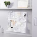 【Shop the Look】 DIY Wall Hanging Pegboard With Hooks Plastic Hole Board Wall-mounted Shelf Punch-free Wall Organizer Kitchen. 