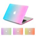【The road to happiness Store】Rainbow Laptop Case For Apple MacBook Air Pro Retina 11 12 13 15 mac Book 15.4 13.3 11.6 inch with Touch Bar Sleeve Shell +Gift. 
