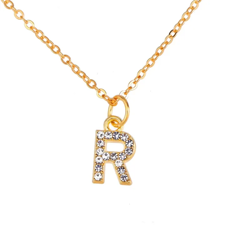 Kpop%20Shining%20A-Z%20Letter%20Pendant%20Charm%20Necklace%2026%20Initial%20Alphabet%20Name%20Golden%20Clavicle%20Chain%20Party%20Valentine's%20Day%20Jewelry%20Gift%20-%20Image%203