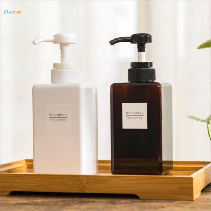 3pcs%20Foaming%20Soap%20Pump%20Dispenser%20Cosmetic%20Container%20Bottle%20Brown%20-%20Image%204