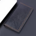 Pu leather Leather wallets Stylish Thin 3 color holder Long Money purses for use Business professionals Gift for men Travel.
