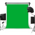 Premium Quality - Green Screen 5.6 x 9 feet Backdrop Background For Photography without stand - Emphasizing Value. 