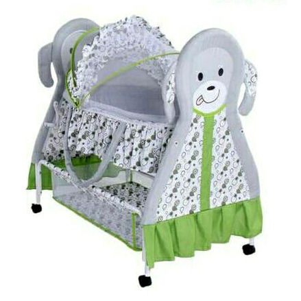 Baby swing bed with mosquito net best sale