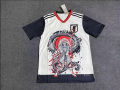 One Japanese anime football jersey, ragon all la Samurai national team football jersey. 