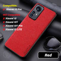 xprmy for Xiaomi Mi 12 Pro casing PU leather case soft TPU shockproof slim hard PC camera phone cover.