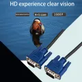 Monitor Video Cable, VGA Computer Host Connected To Video Cable HD Data Cable, Suitable for PC, 2 Lines. 