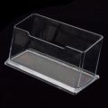 Lightweight Acrylic business card holder Versatile Transparent Sturdy Desktop card display card stand for Office desk organizer Exhibition display Business events Trade shows Corporate gifting. 