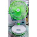 WEIDASI WD-219 Rechargeable 2400mAh Battery Strong Wind Portable Desk Fan With LED Lamp.