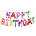 Happy Birthday Foil Banner Decoration Item.