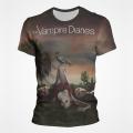 New America Style Men T Shirt The Vampire Diaries Printed Male Short Sleeve Clothes Oversized Casual O Neck Fashion Streetwear.