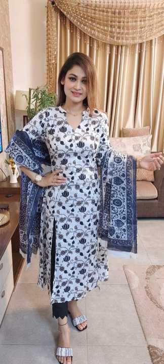 Pure%20Cotton%20Elegance%20-%20Multicolor%20Unstitched%20Screen%20Print%20Exclusive%20Three%20Piece%20Dress%20-%20Stylish%20and%20Fashionable%20-%20Image%203