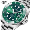 LIGE Top Brand Luxury Fashion Diver Watch Men 30ATM Waterproof Date Clock Sport Watches Mens Quartz Wristwatch Relogio Masculino.