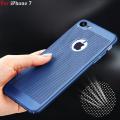 Ultra Thin Heat Dissipation Phone Case For iPhone 7 Hollow Breathable Shell Micro Matte Hard PC Phone Casing Super Slim Back Cover.
