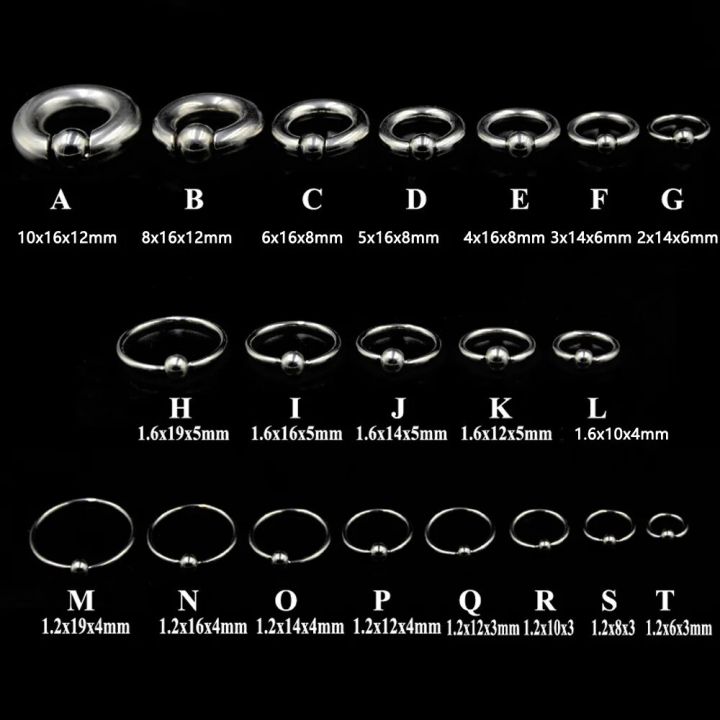 316%20Stainless%20Steel%20Body%20Piercing%20Nose%20Ring%20Stud%20Earrings%20Spring%20Action%20Captive%20Bead%20Ring%20CBR%202G%204G%206G%208G%200G%2000G%20Body%20Jewelry%20-%20Image%202