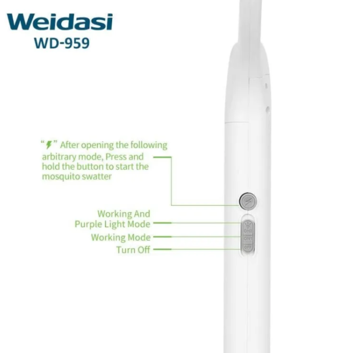 Weidasi%20WD-959%20Mosquito%20Bat%20Rechargeable%20with%20Lure%20Light%20Insect%20bugs%20Lamp%20Stand%20Holder%20USB%20Charging%20Cable%20Included%20Electric%20Swatter%20Lithium%20Ion%20Battery%20-%20Image%205