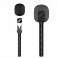 Handheld Wireless Microphone Interview Stick. 