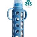 Baby Love Glass Feeding Bottle With Plastic Cover -240ml. 