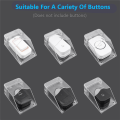 Transparent Waterproof Plastic Cover for Wireless Doorbell for Door Bell Ring Chime Button for Outdoor Doorbell Cover. 