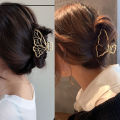 Temperament Gold Grab Butterfly Hair Clips Elegant Vintage Headband Hair Clips MJD. 