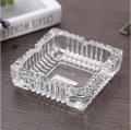 Crystal Heavy Glass Ashtray for Indoor and Outdoor Decorative (Square).
