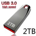 2TB Metal USB 3.0 Pen Drive 2TB USB Flash Drive 1TB High Speed Pendrive 512GB Portable SSD Memoria USB Flash Disk Type-C Adapter.