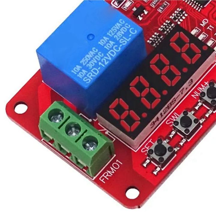 2X DC 12V 1 Channel Relay Module FRM01 Multifunction Relay Loop Switch ...