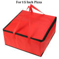 16-Inch Food Delivery Bag Spacious Restaurant Insulated Pizza Bag Delivery Thermal Thermal Organizer for Food Delivery Services Fast Food Chains Catering Businesses Takeaway Restaurants Pizza Delivery. 