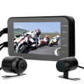 rearview mirror camera 4 Inch Motorcycle DVR 1080P Waterproof WiFi Front & Rear Camera Driving Video Recorder Dash Cam. 