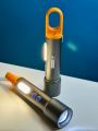 GearUP K57 PRO Rechargeable High Power Flashlight + Large COB Light with 3500mAh Lithium Battery. 