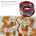 12 Rolls Assorted Colors Aluminium Craft Wire for DIY Craft, 1 mm in Diameter 5 Meters Long. 