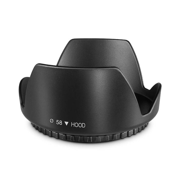 58MM Reversible Flower Lens Hood for CANON REBEL (T5i T4i T3i T3