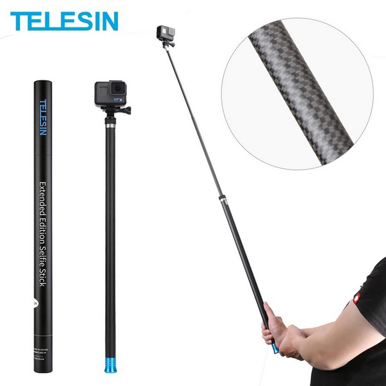 TELESIN%20270cm%20Super%20Long%20Carbon%20Fiber%20Selfie%20Stick%20-%20Image%202