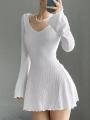 winter Long Sleeve and long body  Tops Frock  bodycon tops women. 