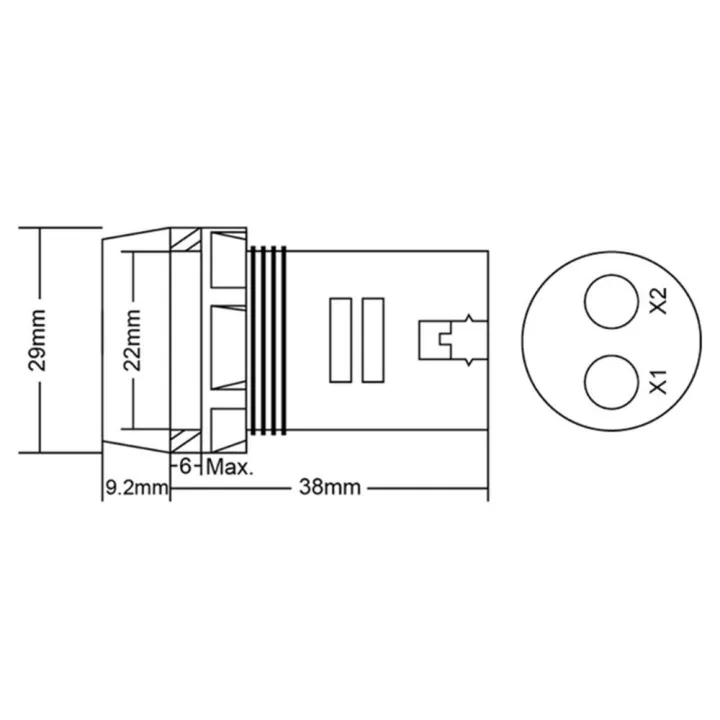 Ammeter%2022.5mm%20Square%20Panel%20LED%20Digital%20Ampere%20Meter%20Current%20Meter%20Indicator%20Light%20With%20CT,%200-100A,%20Five%20available%20color%20-%20Kings%20Trading%20-%20Image%205