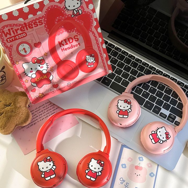 2024%20New%20Sanrio%20Bluetooth%20Headset%20Headset%20Wireless%20Kulomi%20Cartoon%20Children%20Headset%20Factory%20Wholesale%20-%20Image%202