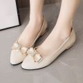 Shoes Women's2023New All-Match Butterfly Soft Bottom Pointed Mom Shoes Spring and Autumn Low-Cut Soft Leather Flat Pumps Women's Shoes. 