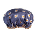 Daisy shower cap women's waterproof bath household double-layer waterproof women's shower cap oilproof shampoo bath cap can be issued on behalf of the family. 