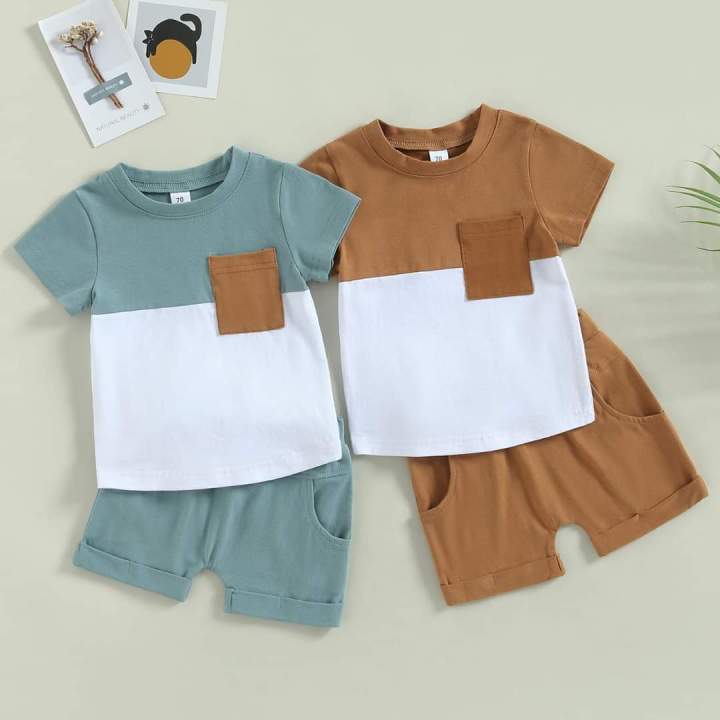 Baby%20Boy%20and%20girls%20Short%20Sleeve%20T-shirt%20Tee%20Shorts%202%20Pcs%20Outfits%20Set%20used%20children%20baby%20comfortable%20T-shirt%20and%20pant%20baby%20toddler%20kids%20beautiful%20design%20-%20Image%208