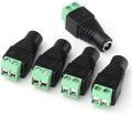 DC Power Balun Connector Adapter Plug female soket 5 PCS. 
