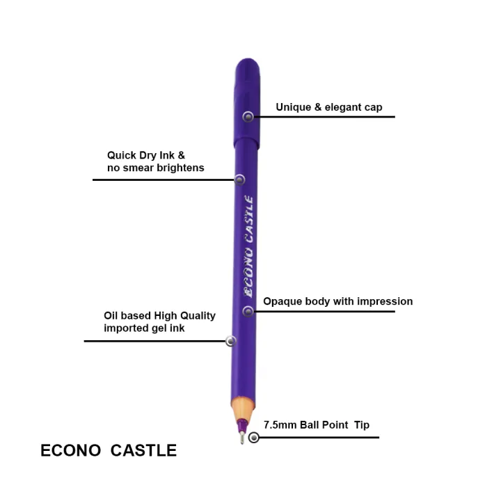 Econo%20Castle%20Multi%20Body%20Color%20Ball%20Pen-%20Black%20ink%20%20(Pack%20of%2020%20Pens)%20-%20Image%205