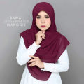 Hijabi Queen 2-Face Instant Ready Hijab For Women -  Hijab Collection - Hijab Collection - Hijab. 