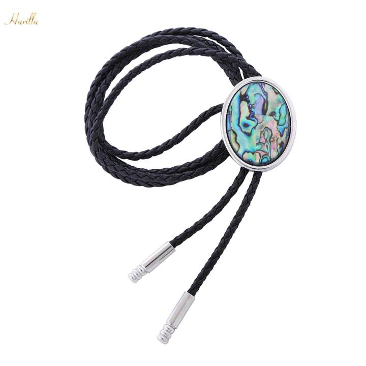 Cowgirl%20Bolo%20Tie%20Western%20Cowboy%20Necktie%20for%20Men%20Oval%20for%20Wedding%20Anniversary%20-%20Image%203