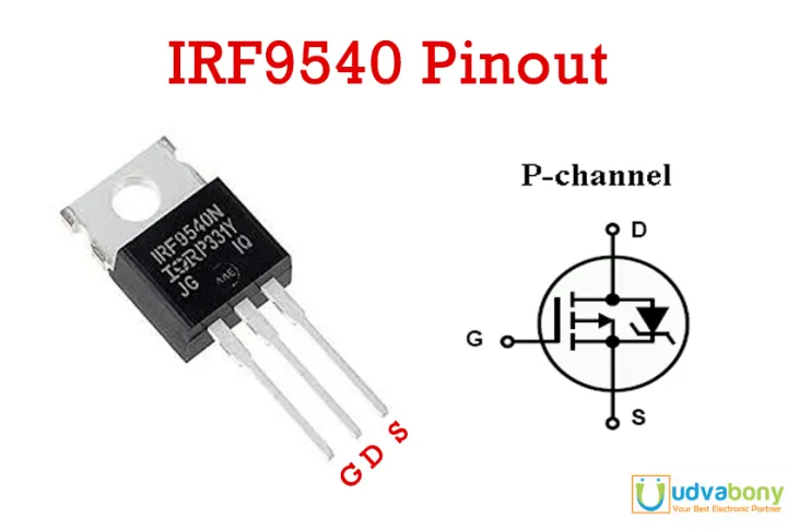 IRF9540PBF%20IRF9540%20IRF%209540%20100V%2076A%20150W%20TO-220%20P-Channel%20Power%20MOSFET%203%20Pin%20IC%20Power%20Transistor%20Field%20Effect%20MOSFET%20IC%20Electrical%20Circuitry%20&%20Parts%20-%20Image%202