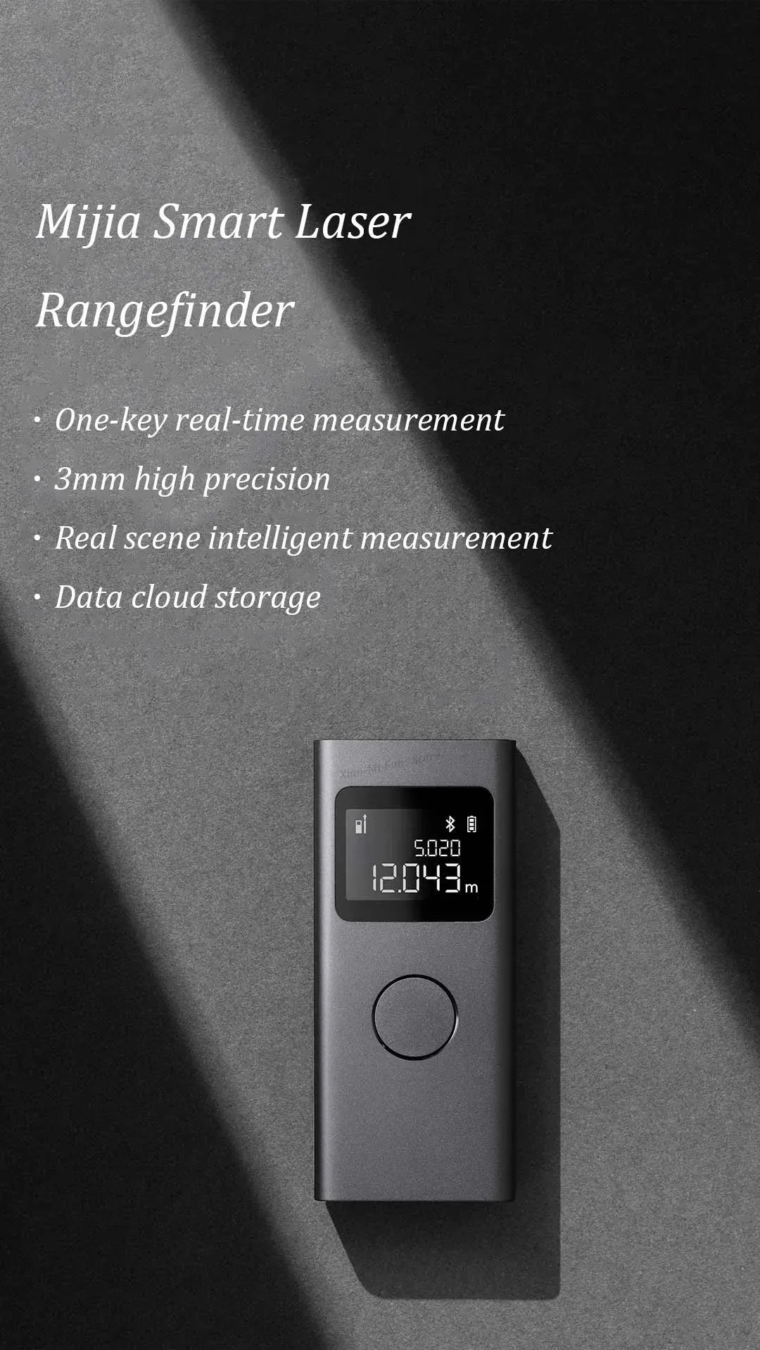 Xiaomi Smart Laser Digital Measurement Tool description image