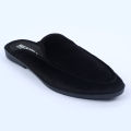 MARVEL FASHIONS NEW Fashionable Velvet Half Shoe For Men Black. 