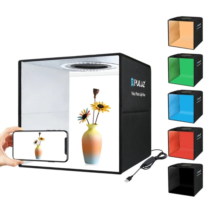 PULUZ%20Lightbox%20Mini%20Photo%20Studio%20Light%20Box%20with%206%20Color%20Backdrops%20Photo%20Shooting%20Tent%20Kit%2080Pcs%20LED%20Light%20Room%20Foldable%20Photography%20Lighting%20-%20Image%202
